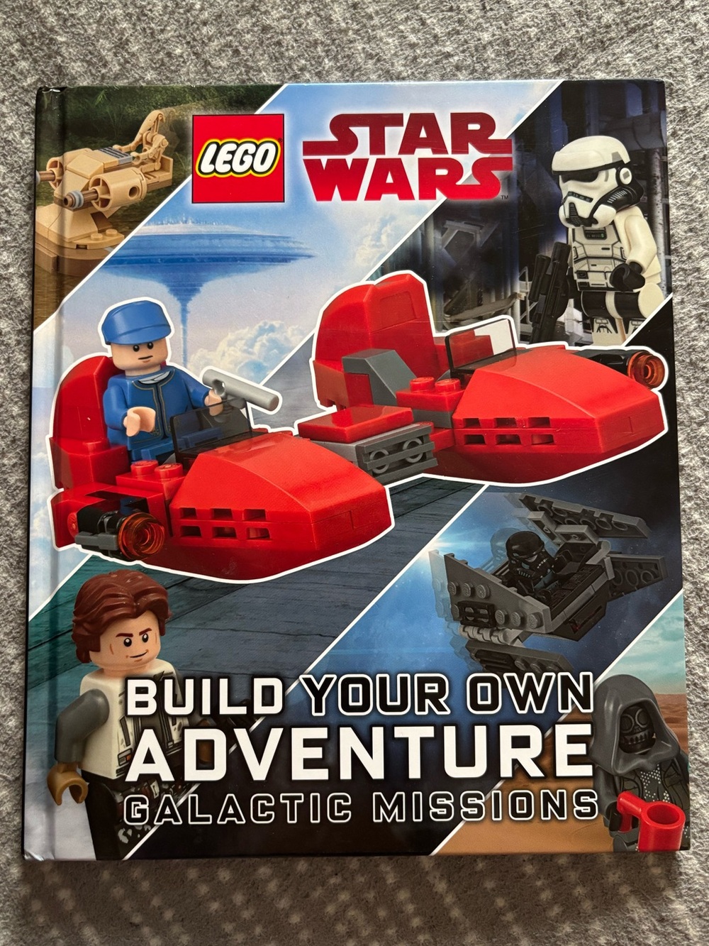 5/$25 LEGO Star Wars Build Your Own Adventure Galactic Missions Book